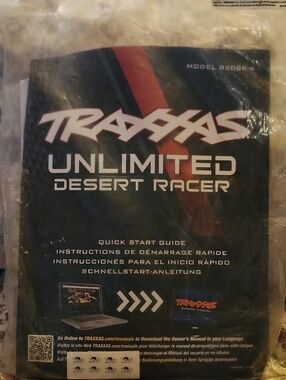 Traxxas Unlimited Desert Racer Quick Start Guide - Black/Red